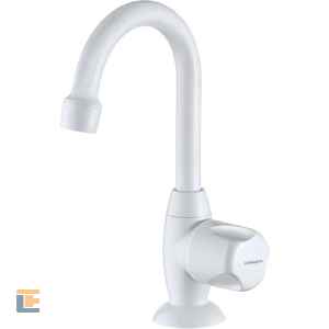 Torneira de Mesa para Lavatório Bica Alta 1195 F27 Branca - LORENZETTI