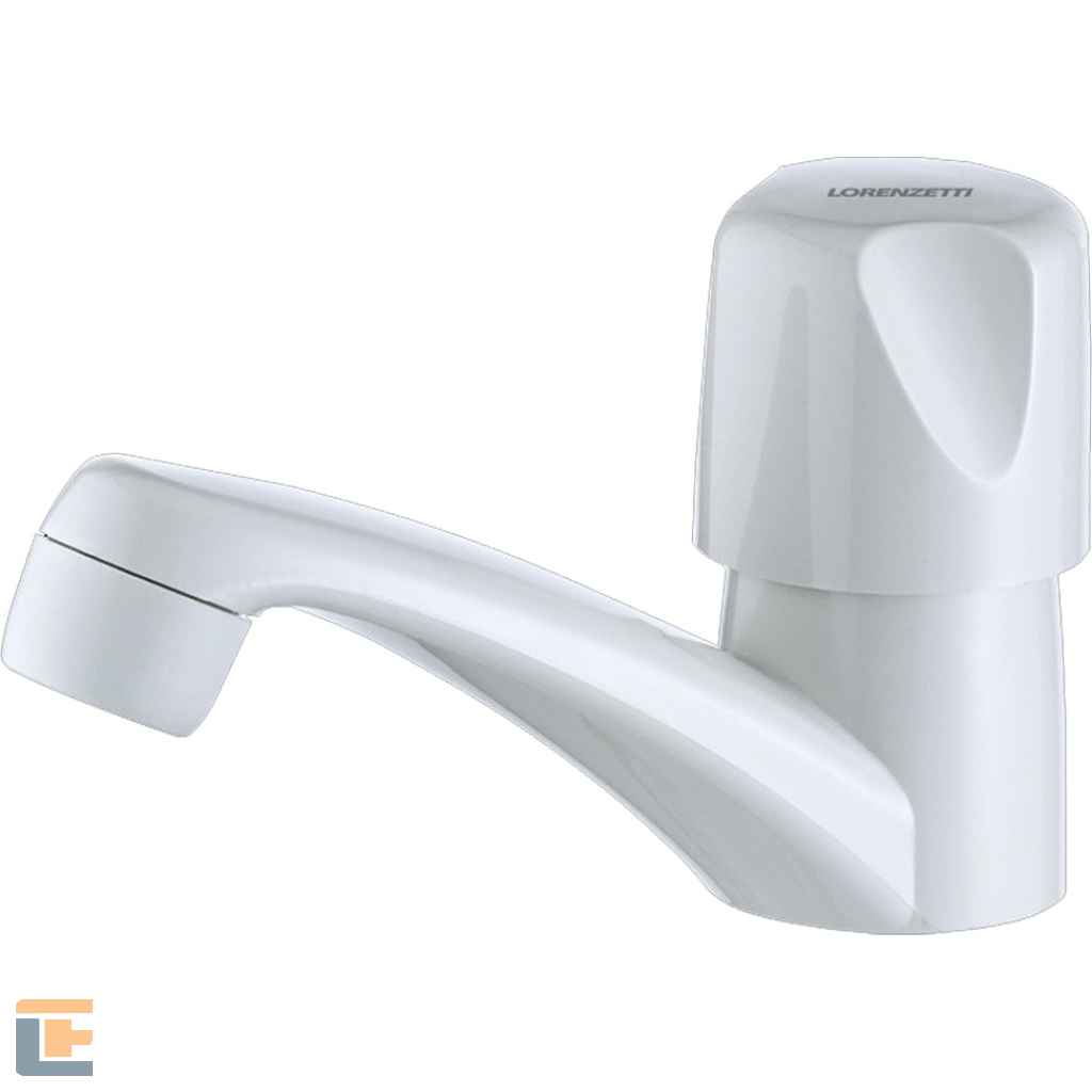 Torneira de Mesa para Lavatório Bica Baixa 1194 F27 Branca LORENZETTI