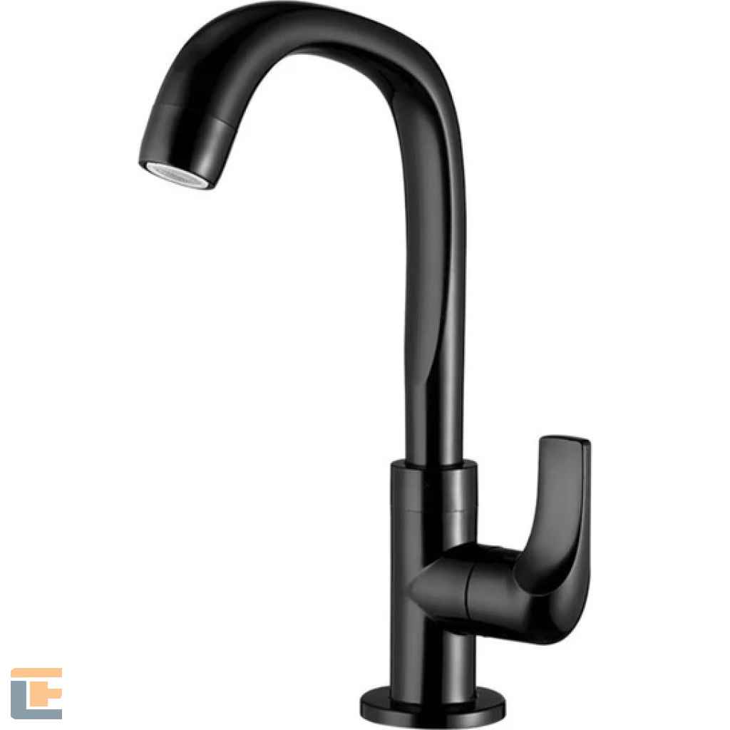 Torneira Lavatório de Mesa Bica Alta Fitt 1195 F61 Preta Lorenzetti