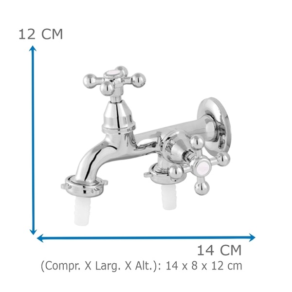 Torneira para Máquina de Lavar Roupa 1428 C33 Kelly - Imagem 3
