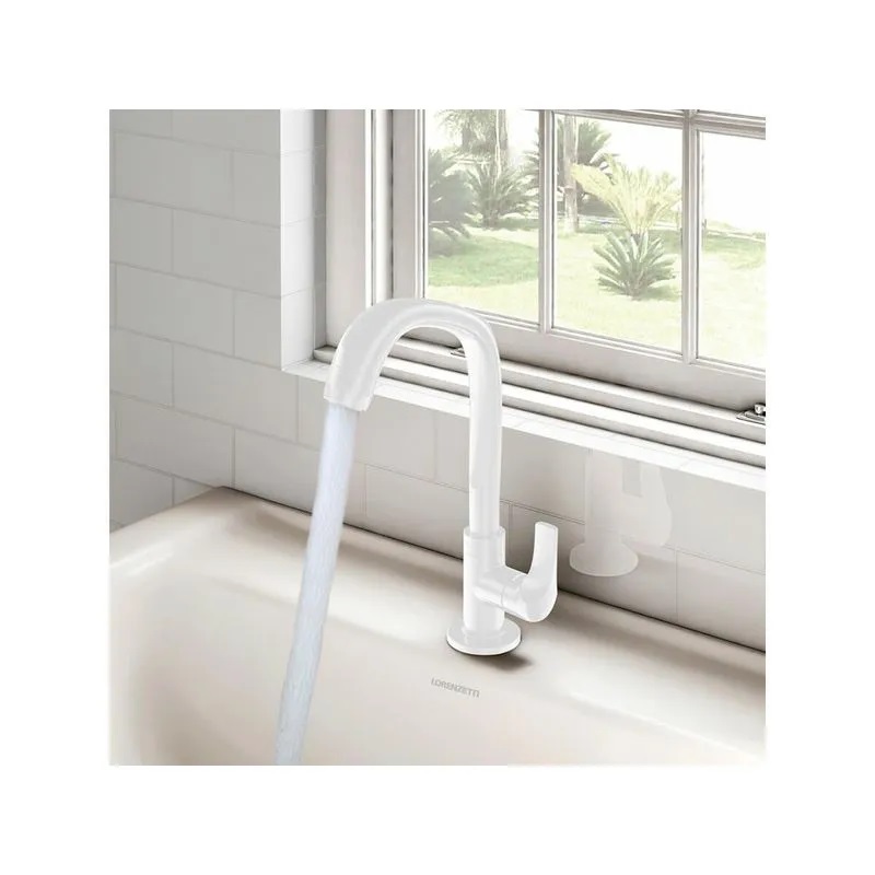 Torneira Para Mesa Lorenzetti Fitt 1195 F61 Branca - Imagem 2