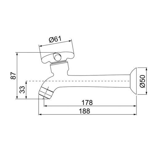 Torneira para Pia Cozinha e Tanque Branca Lorenzetti 1132 F34 - Imagem 2