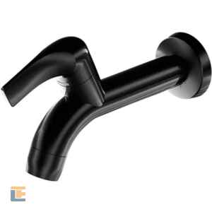 Torneira Pia Longa de Parede Preta 1132 F61 Lorenzetti