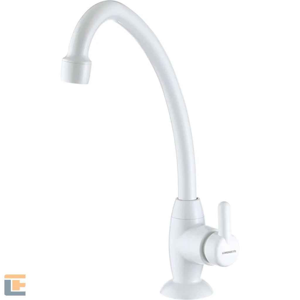 Torneira Plástica Lorenzetti Bric 1195 F31 de Bancada Branca