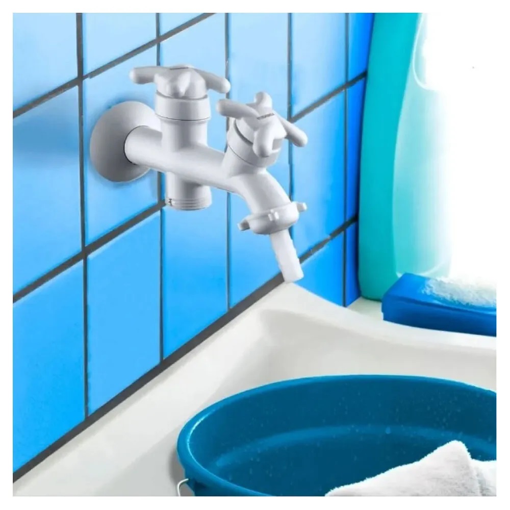 Torneira Plástica para Tanque e Máquina de Lavar Lorenzetti Brio 1131 F34 - Imagem 2