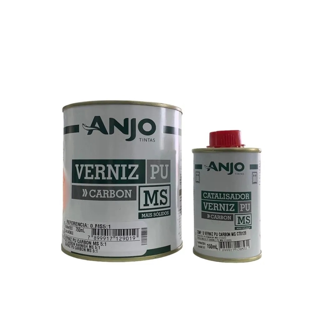 Verniz 5:1 PU Carbon MS 750ml com Catalisador Anjo