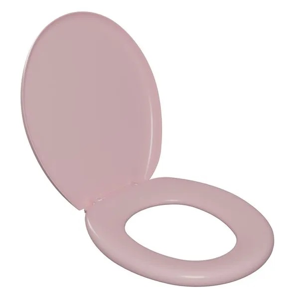 Assento Sanitário Astra Oval Almofadado Rosa 1 TPK/AS*RS1 - Imagem 3